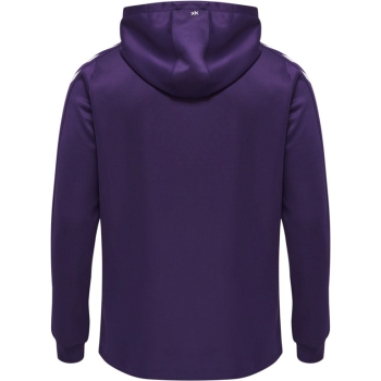 Hummel Core XK Kapuzenjacke - Acai/Weiß